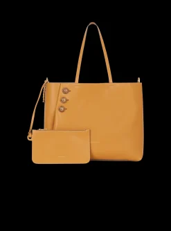 Cheap Embl&egrave;me Grained Leather Tote Bag Women Tote Bags|Shoulder Bags
