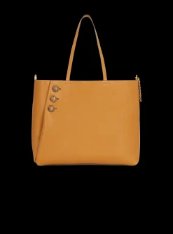 Cheap Embl&egrave;me Grained Leather Tote Bag Women Tote Bags|Shoulder Bags