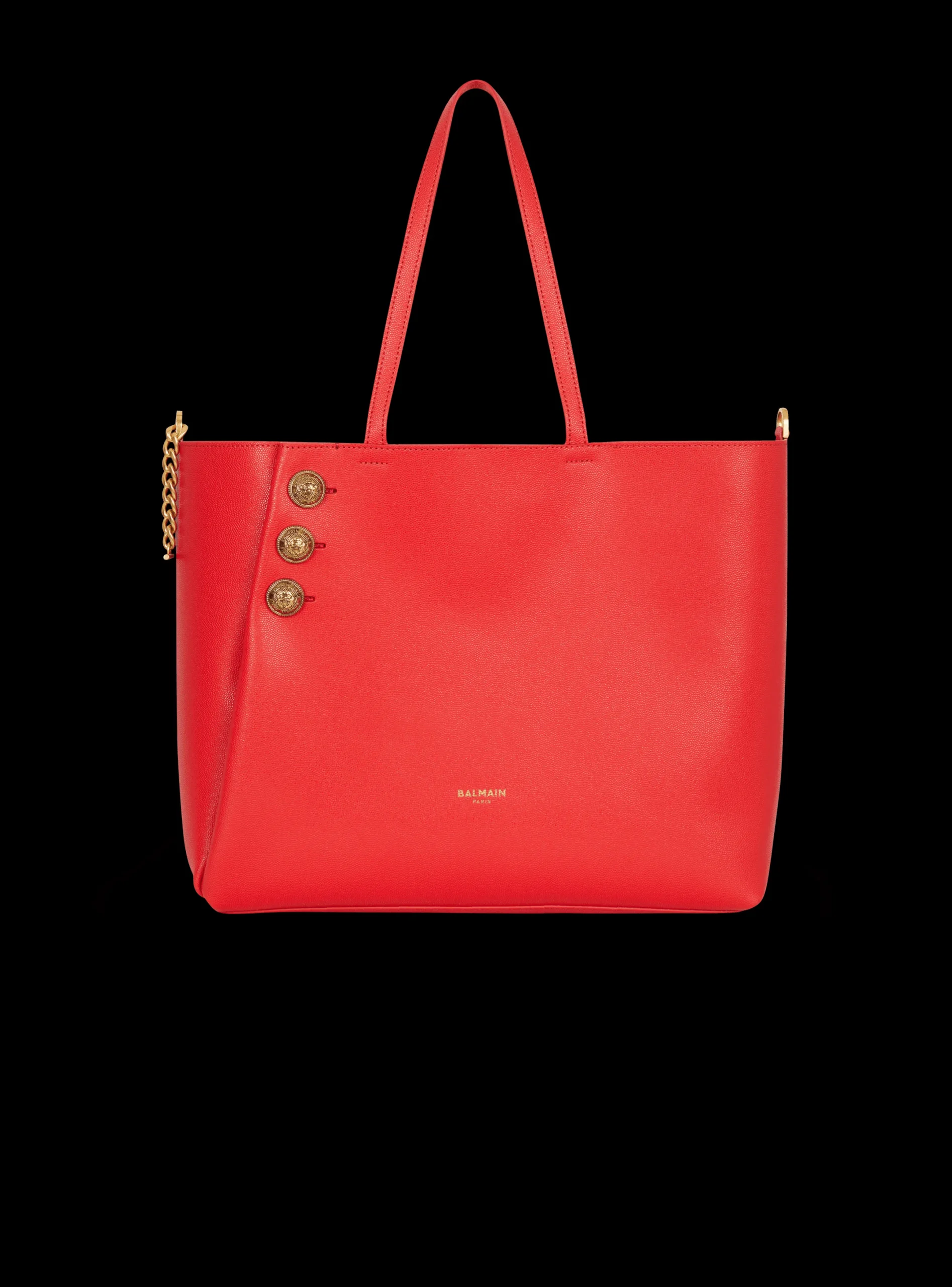 Discount Emblème Grained Leather Tote Bag Women Tote Bags|Shoulder Bags