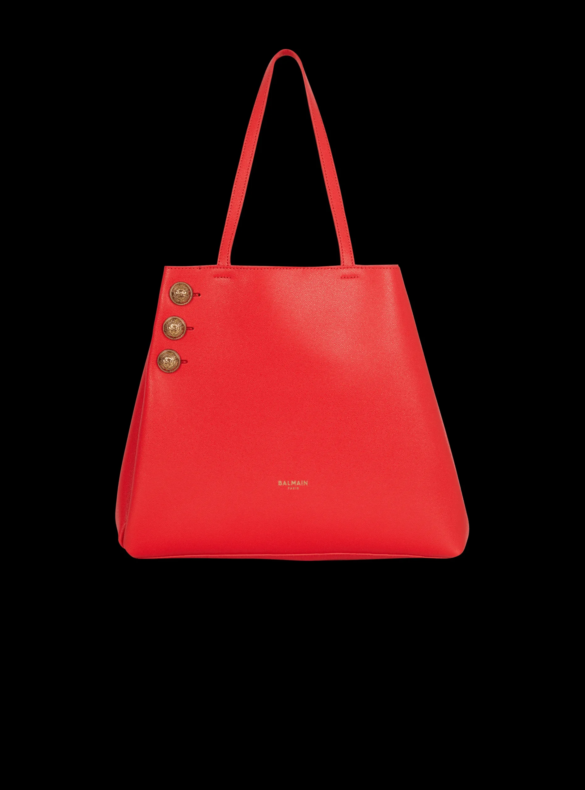 Discount Emblème Grained Leather Tote Bag Women Tote Bags|Shoulder Bags