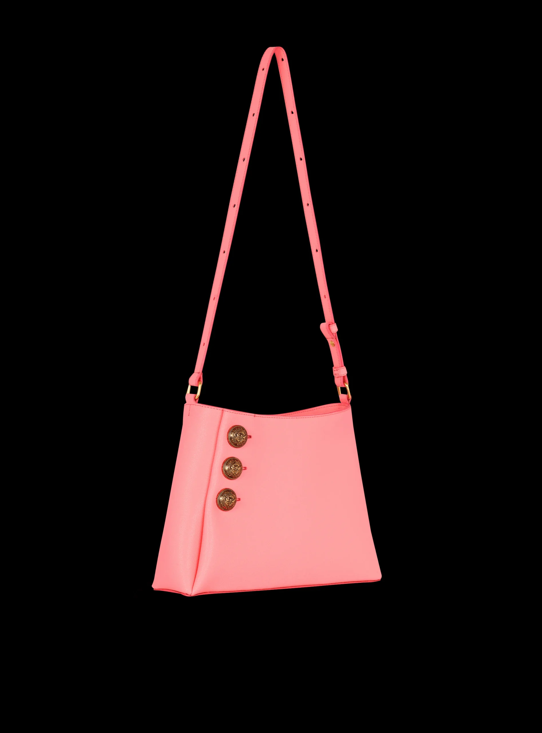 Shop Emblème Handbag In Grained Leather Women Shoulder Bags|Handbags