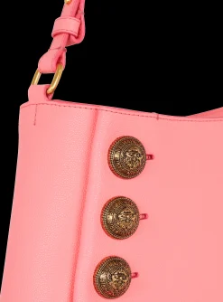 Shop Emblème Handbag In Grained Leather Women Shoulder Bags|Handbags