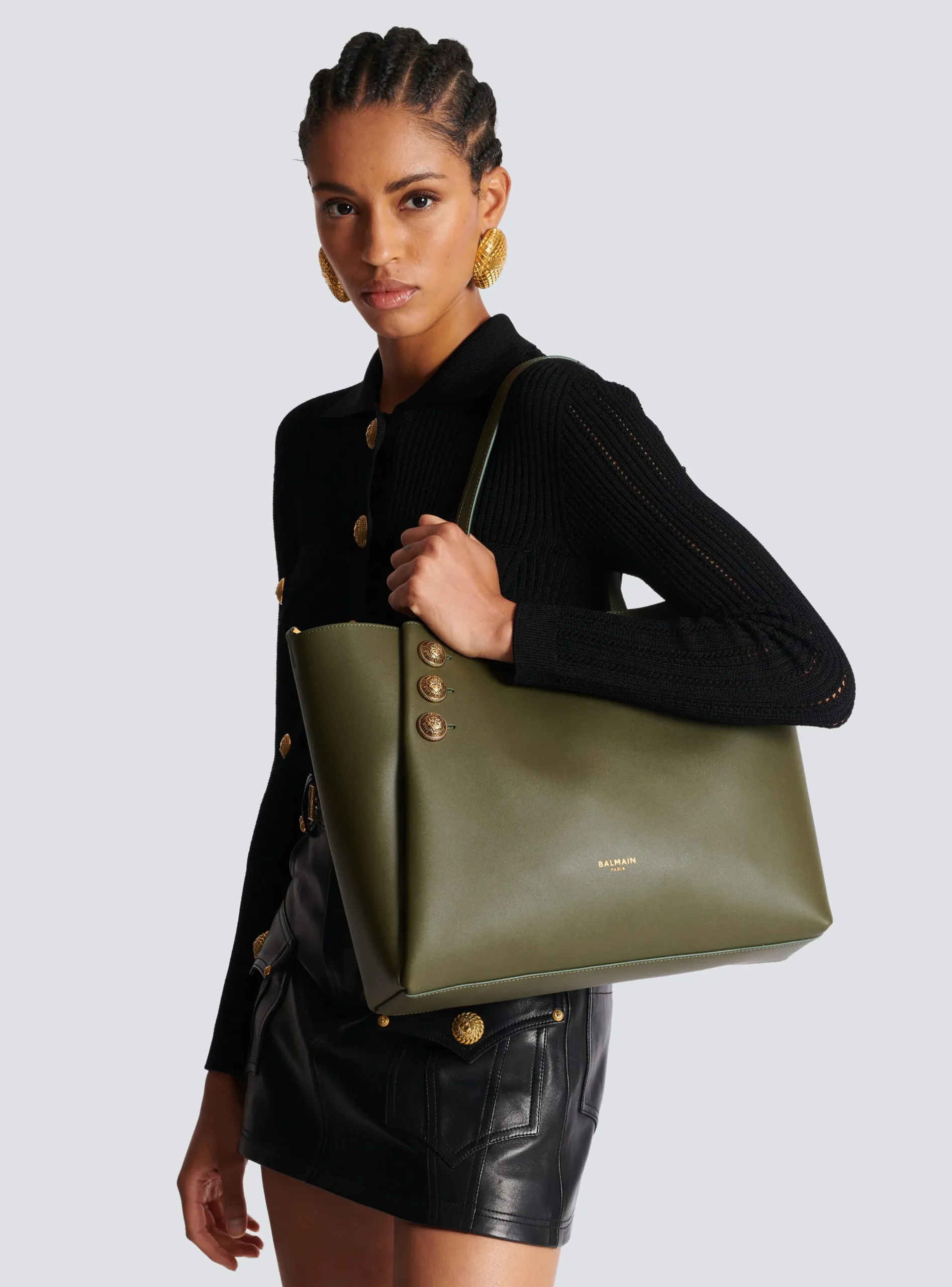 Flash Sale Emblème Leather Tote Bag Women Tote Bags|Shoulder Bags