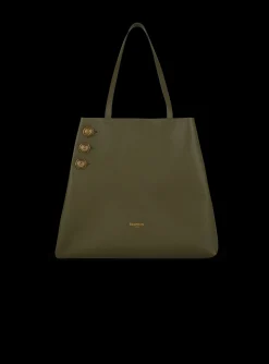 Flash Sale Emblème Leather Tote Bag Women Tote Bags|Shoulder Bags