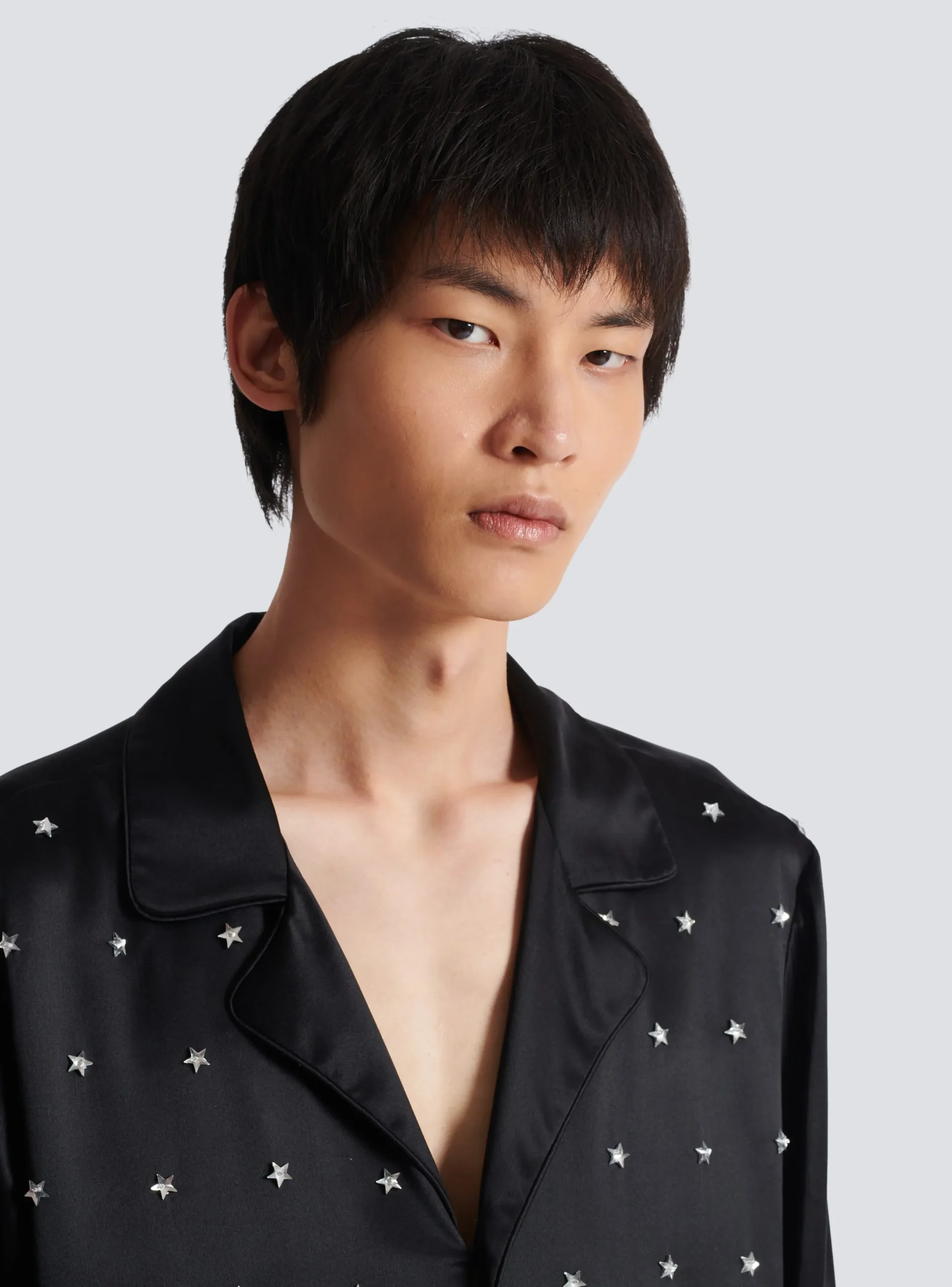 Sale Embroidered Silk Stars Shirt Shirts And Polos