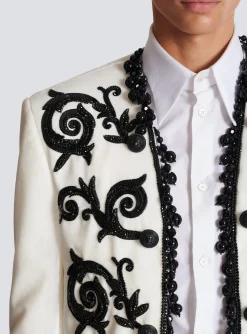 Discount Embroidered Velvet Spencer Jacket Jackets And Blazers