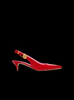 Best Eva Kitten Slingbacks In Patent Leather Women Boots|High Heels & Pumps
