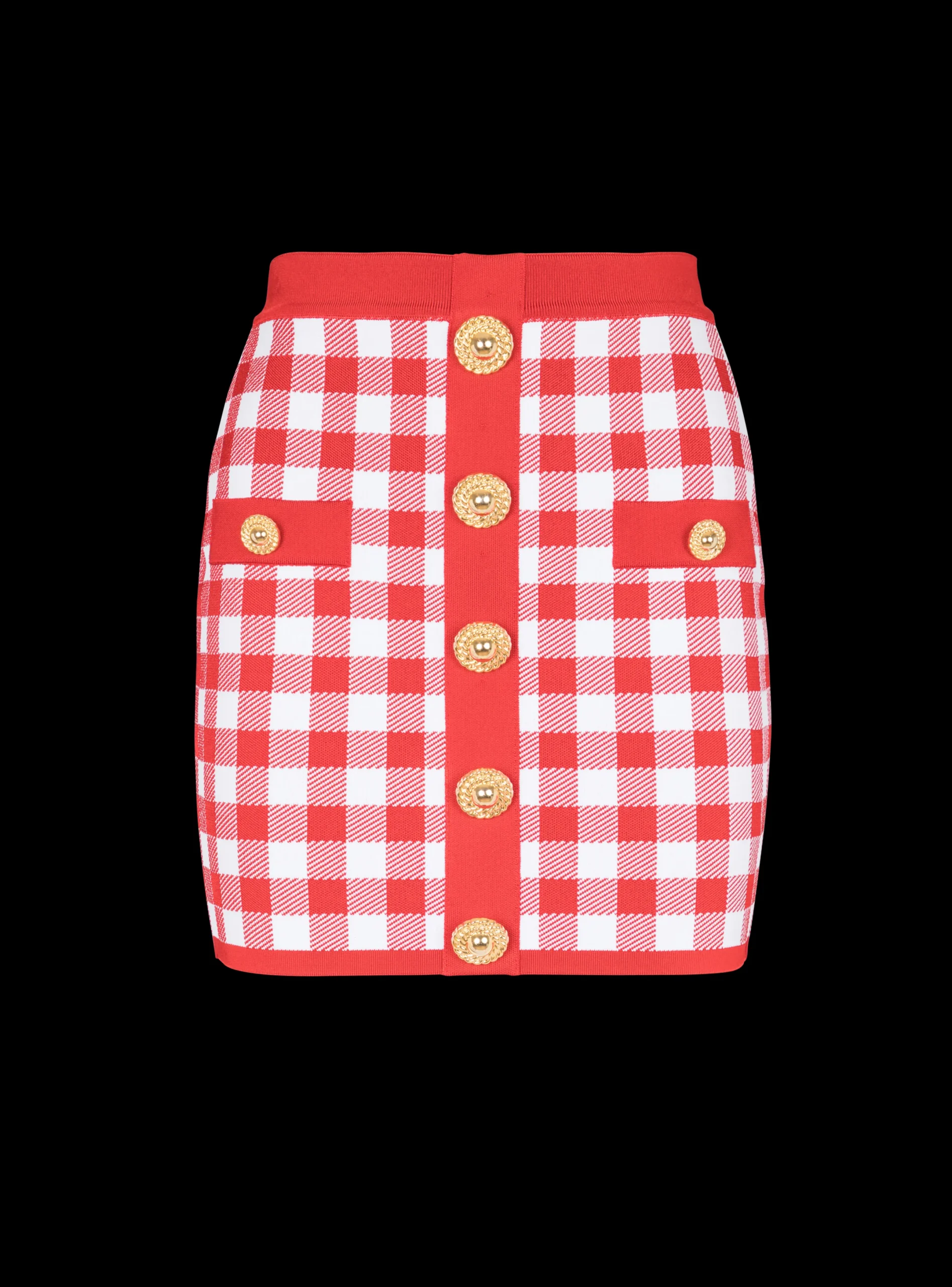 Discount Fine-knit Gingham Skirt Women Skirts|Knitwear