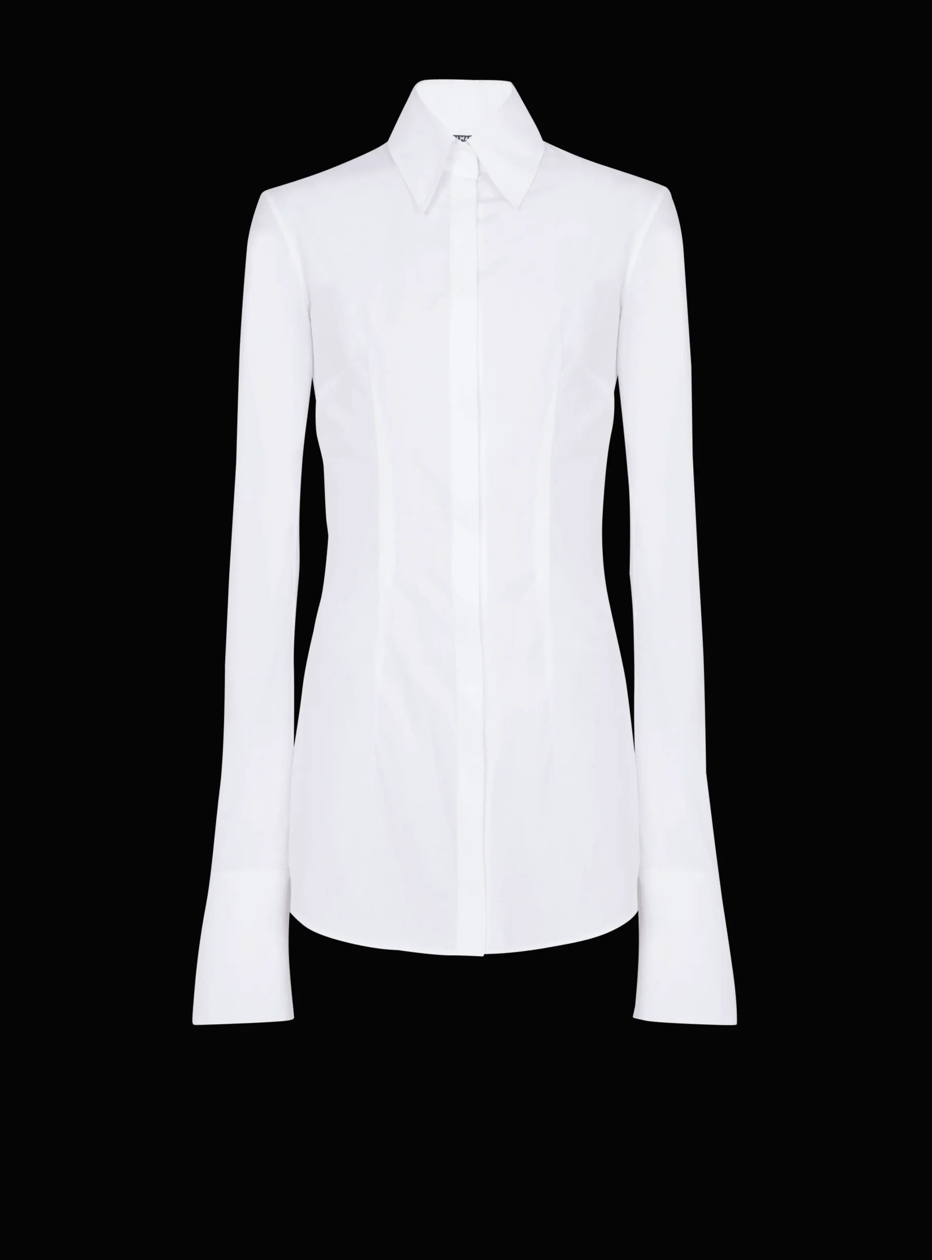 Best Sale Fitted Poplin Shirt Women Tops And Shirts