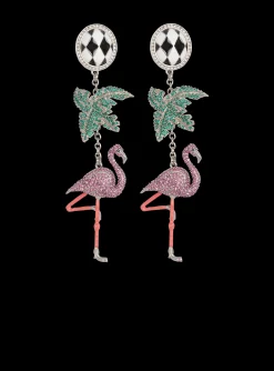 Store Flamingo Pendant Earrings Women Fashion Jewelry