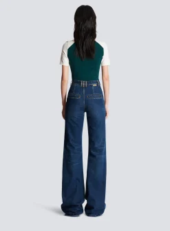 Fashion Flared Denim Jeans Women Denim