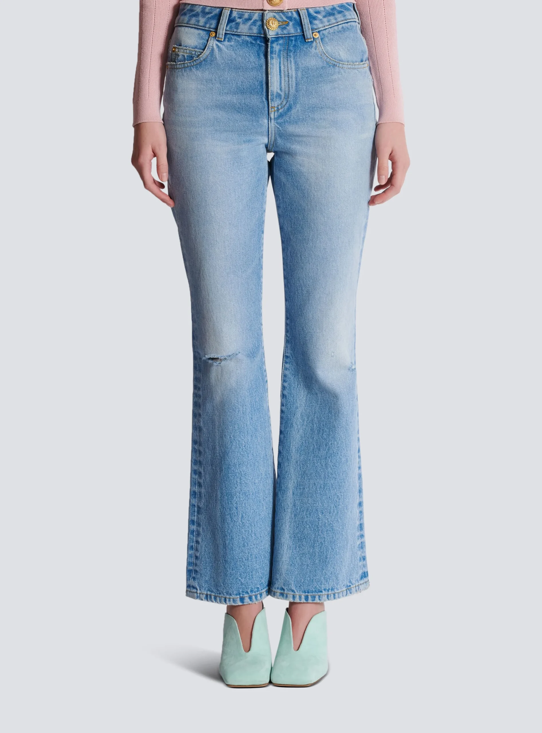 Best Sale Flared Denim Jeans Women Denim