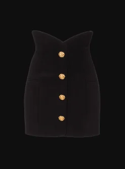 New Flared Double Crepe Tulip Skirt Women Skirts