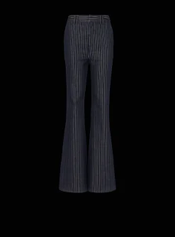 Best Flared Jeans With Lurex Stripes Women Denim