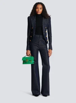 Best Flared Jeans With Lurex Stripes Women Denim
