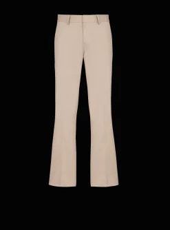 Online Flared Trousers In Gabardine Trousers And Shorts