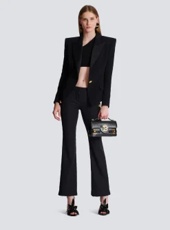 New Flared Trousers With Buttons Women Trousers And Shorts
