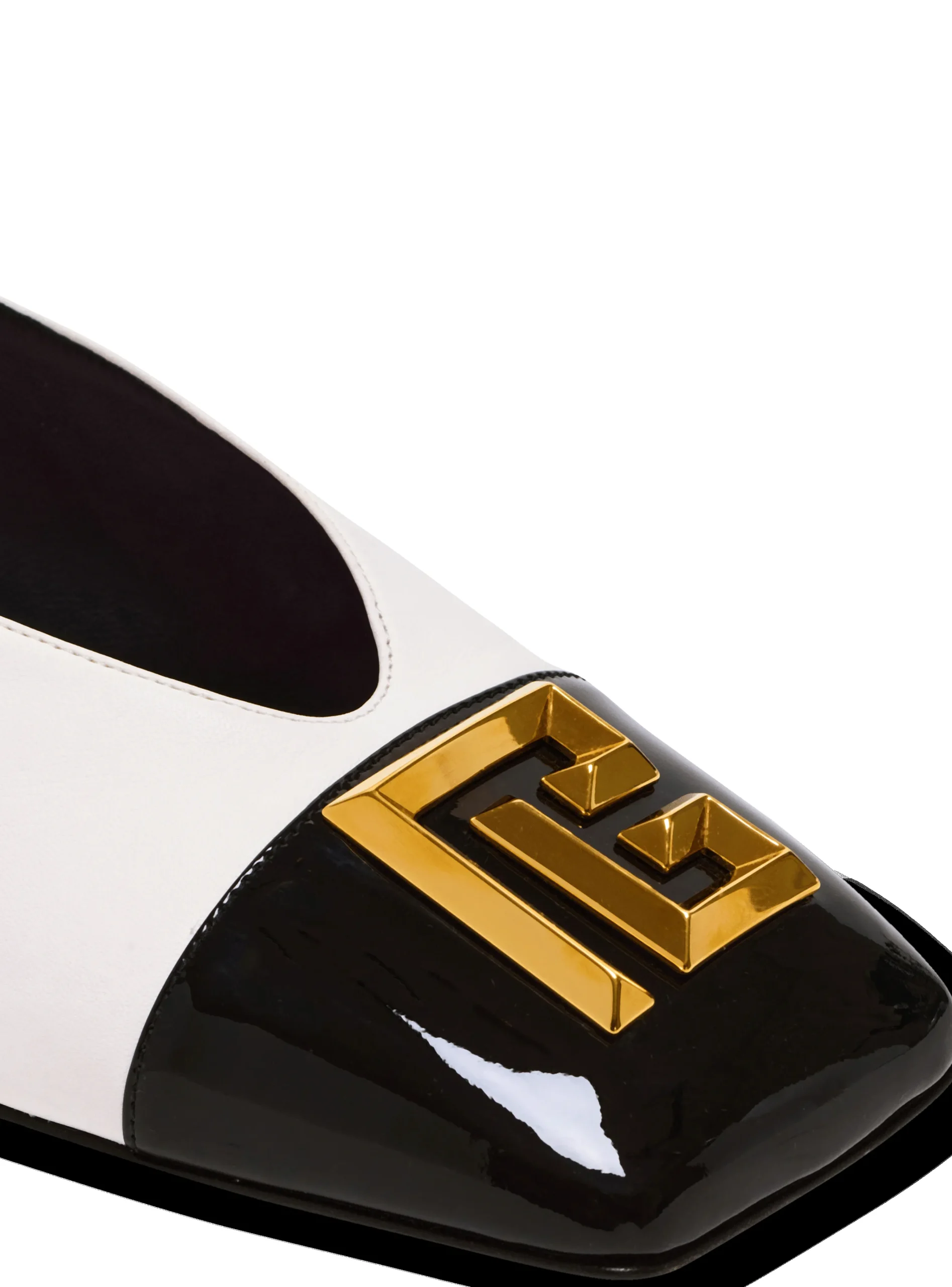 Flash Sale Flat Eden Slingbacks In Two-tone Leather Women Flat Shoes