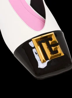 Flash Sale Flat Eden Slingbacks In Two-tone Leather Women Flat Shoes