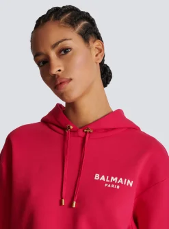 Clearance Flocked Paris Hoodie Women Sweatshirts