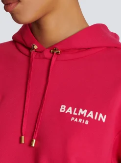 Clearance Flocked Paris Hoodie Women Sweatshirts