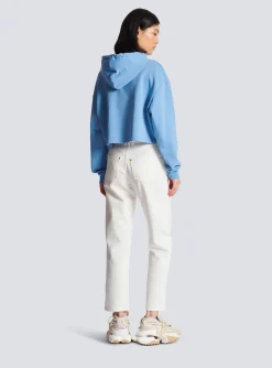 Store Flocked Paris Hoodie Women Sweatshirts
