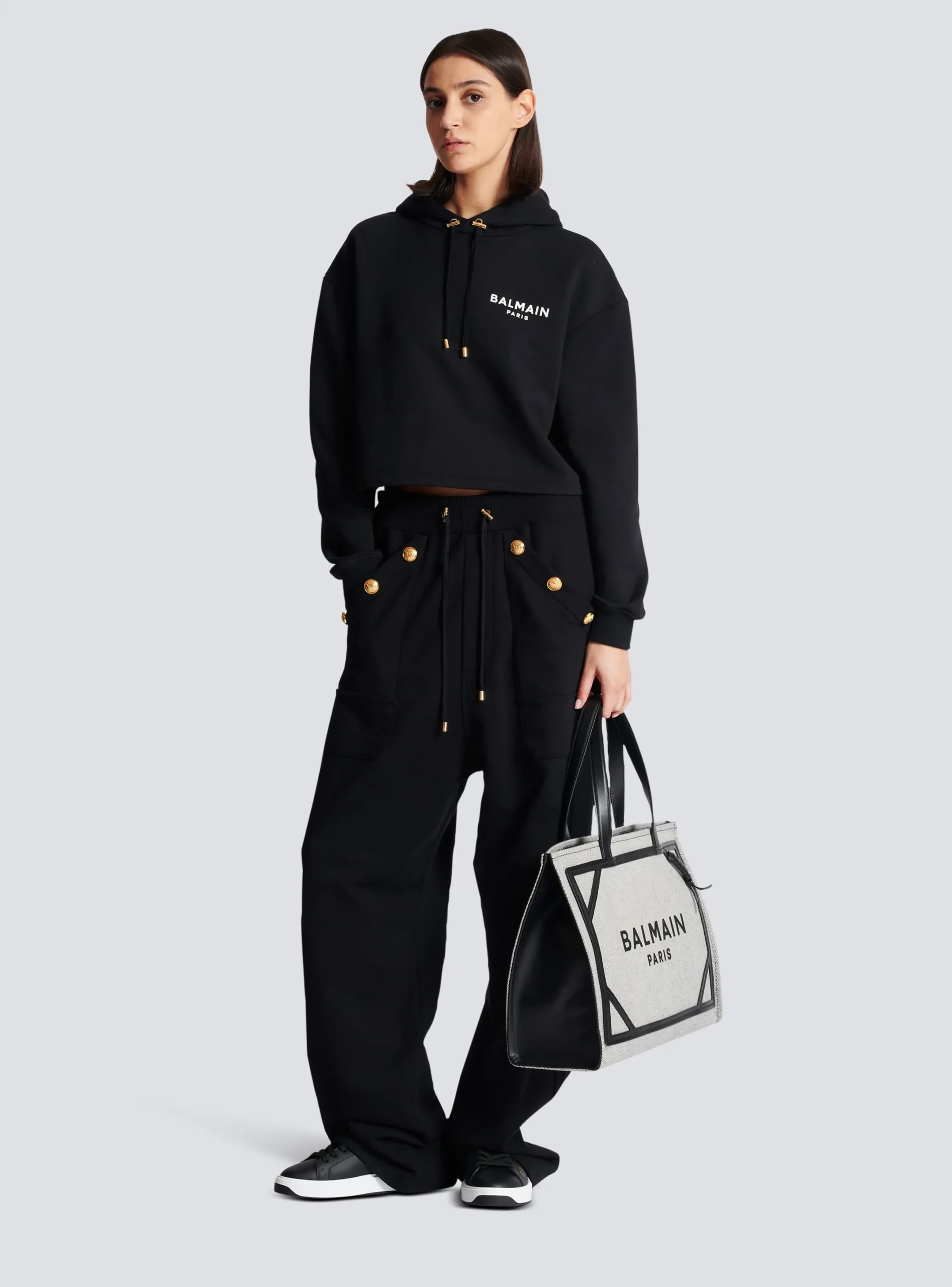 New Flocked Paris Hoodie Women Sweatshirts