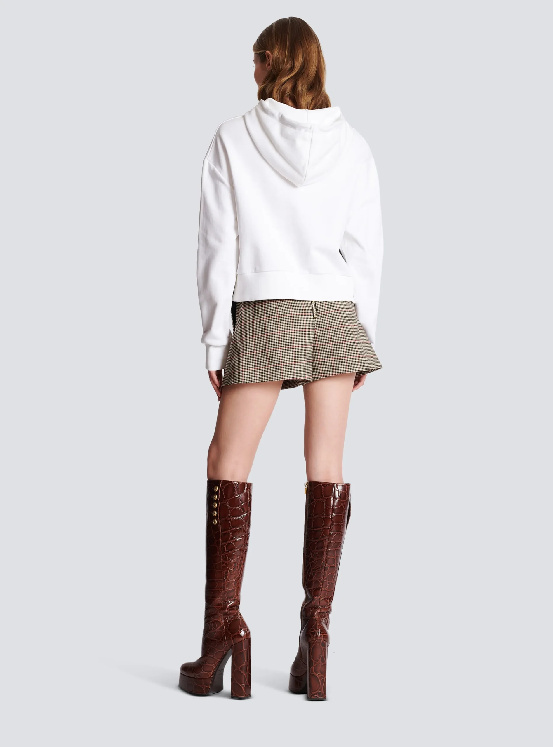Best Sale Flocked Paris Hoodie Women Sweatshirts