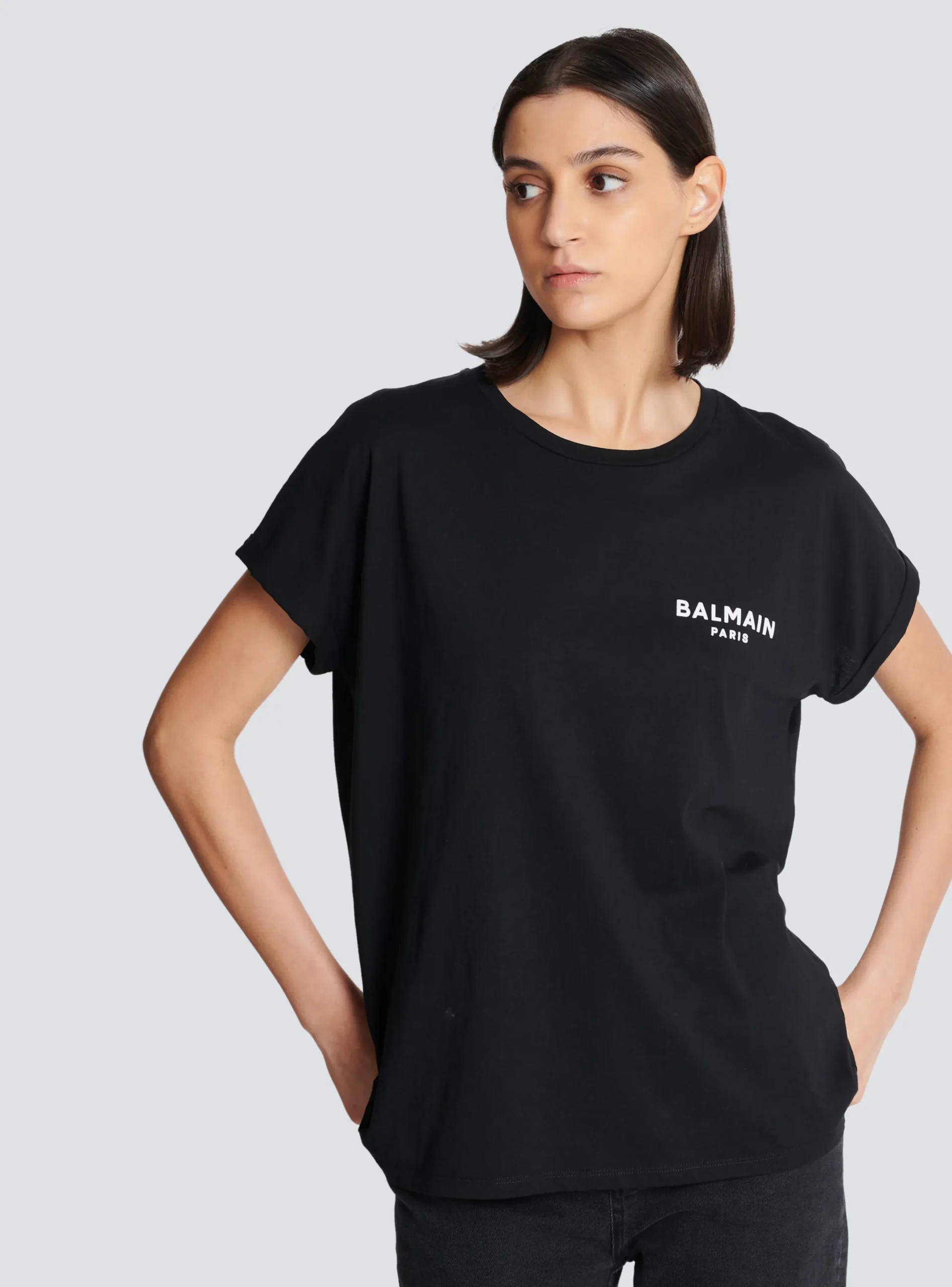 Hot Flocked T-shirt Women T-Shirts