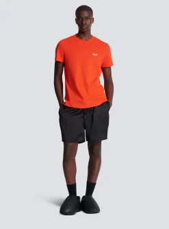 Hot Flocked T-shirt Sportswear|T-Shirts