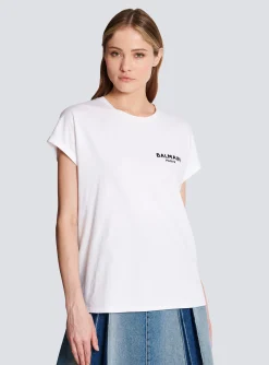 Flash Sale Flocked T-shirt Women T-Shirts