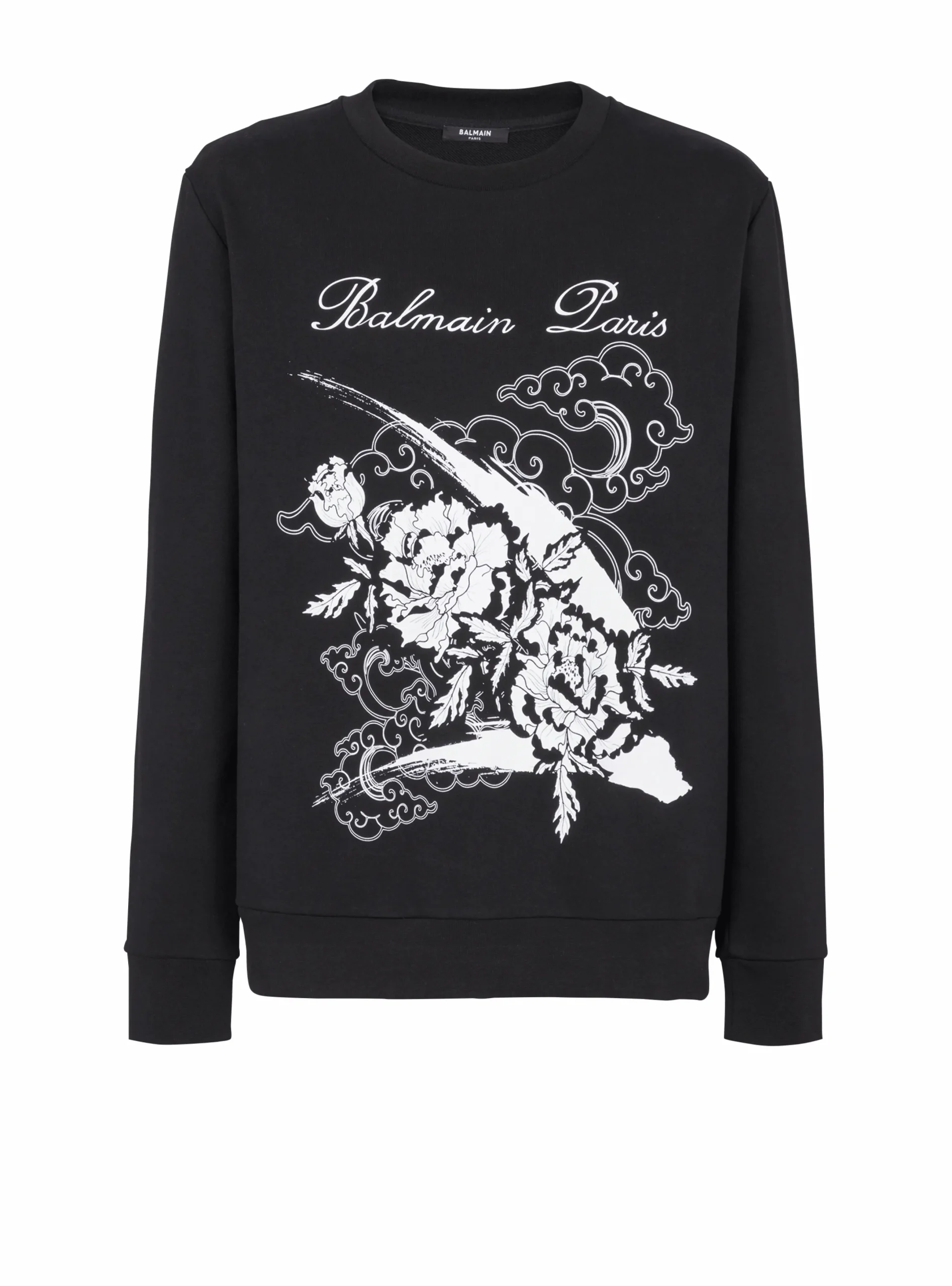 Discount Flower Print Sweatshirt Sweatshirts