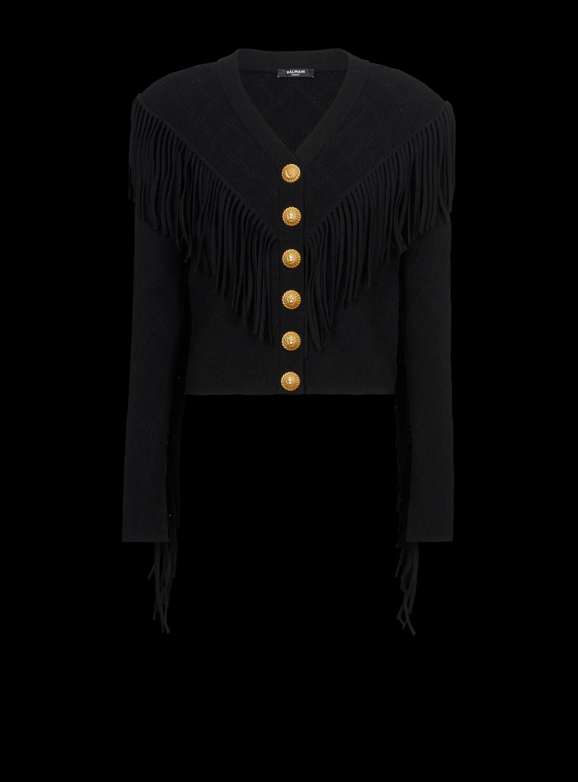 Online Fringed Fine Knit Cardigan Women Knitwear