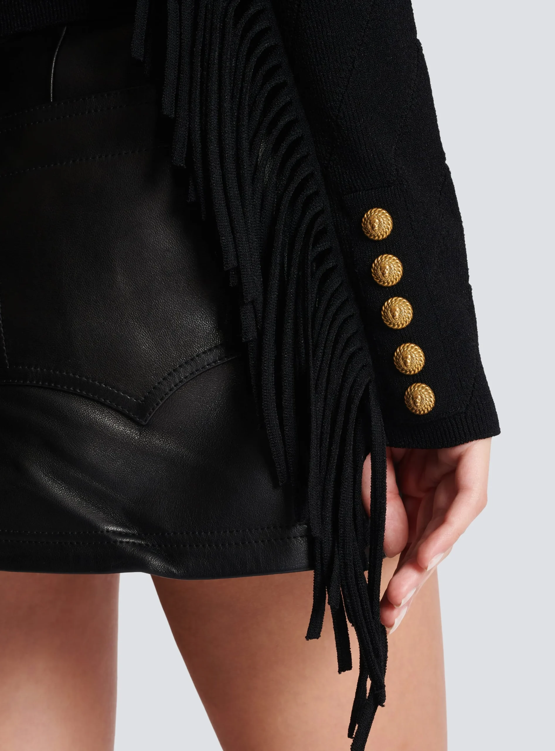 Online Fringed Fine Knit Cardigan Women Knitwear