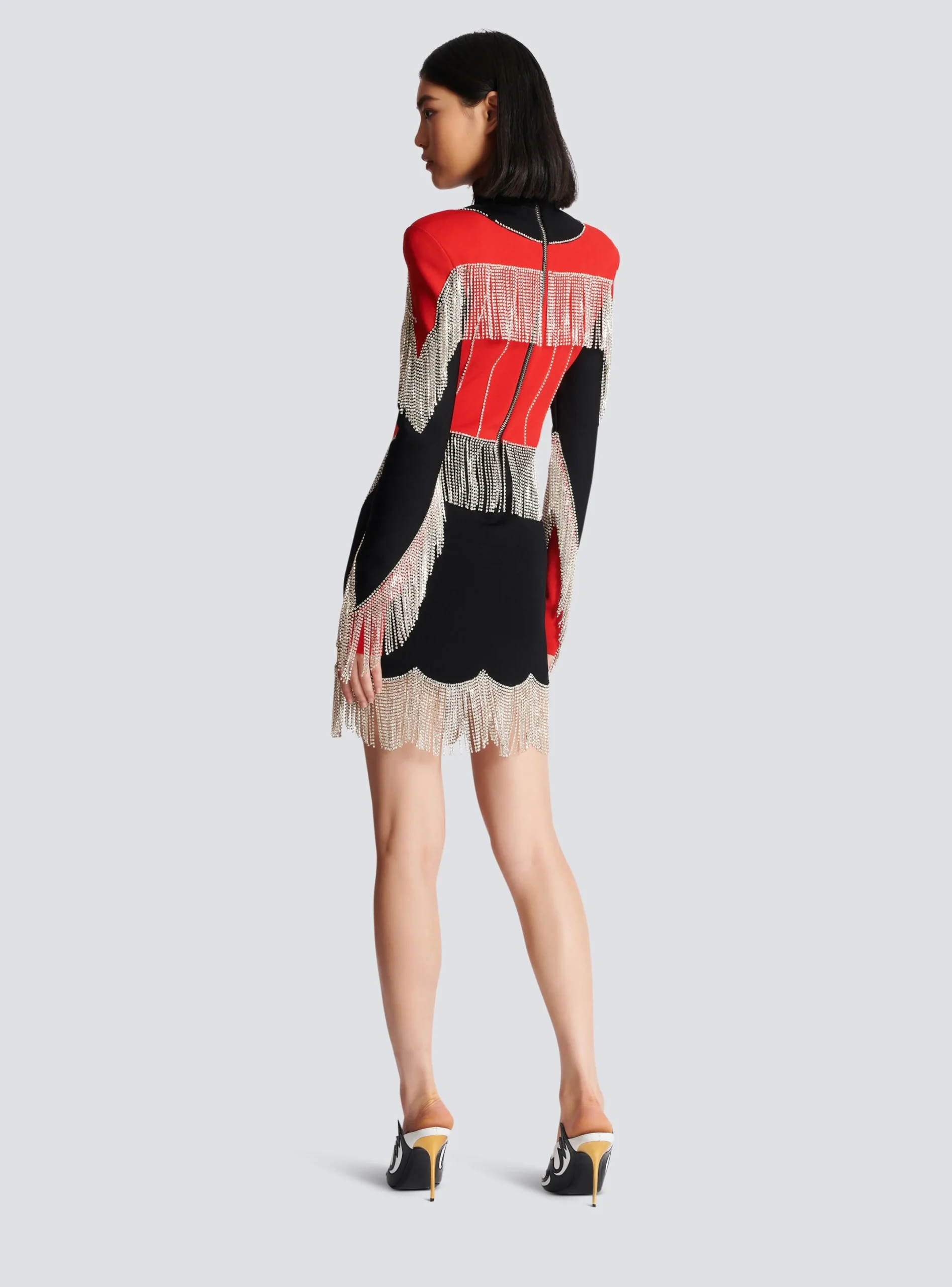 Discount Fringed Knit Dress Women Knitwear|Dresses