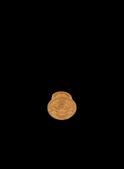 New -tone Brass Coin Ring Women Fashion Jewelry