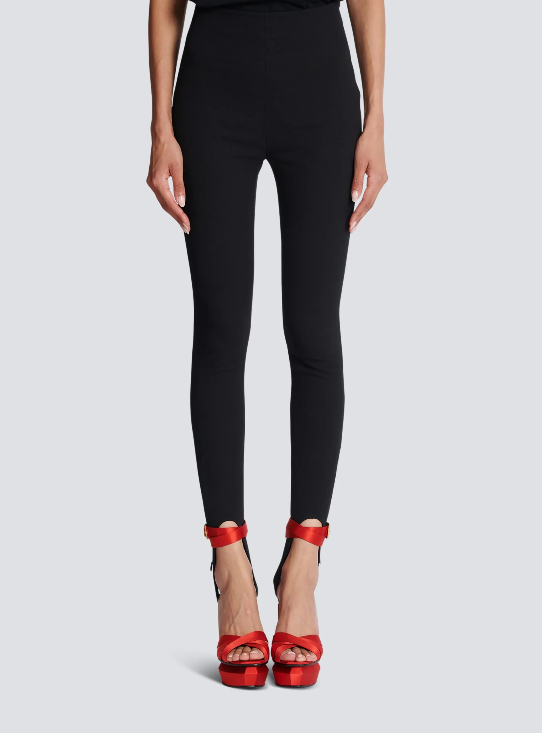 Shop Grain De Poudre Form-hugging Stretch Trousers Women Trousers And Shorts