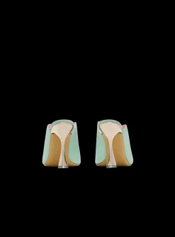 Shop Heeled Eden Mules In Suede Leather Women High Heels & Pumps