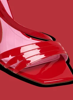 Flash Sale Heeled Eden Sandals In Patent Leather Women High Heels & Pumps