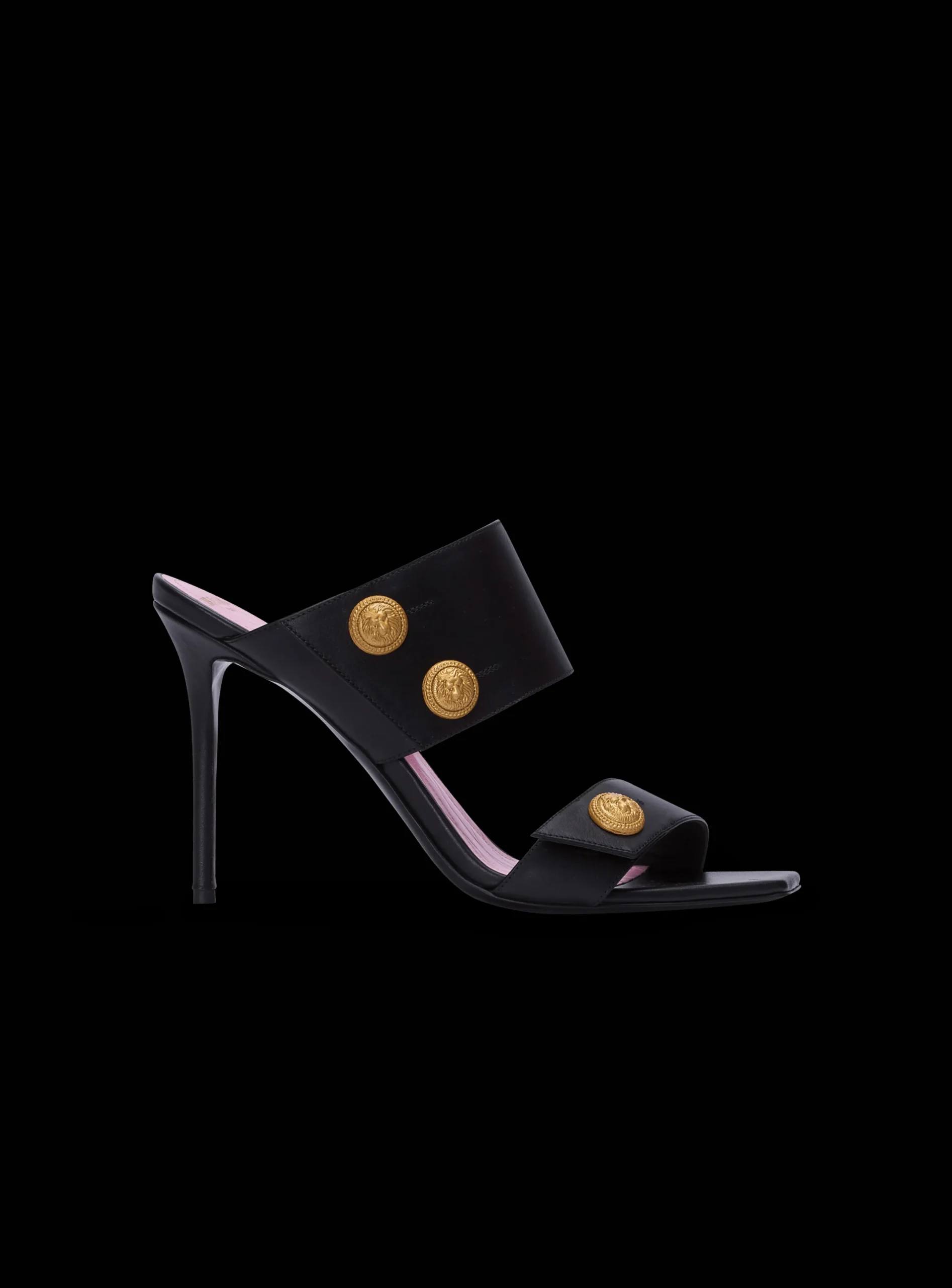 Best Sale Heeled Eva Mules In Calfskin Women High Heels & Pumps