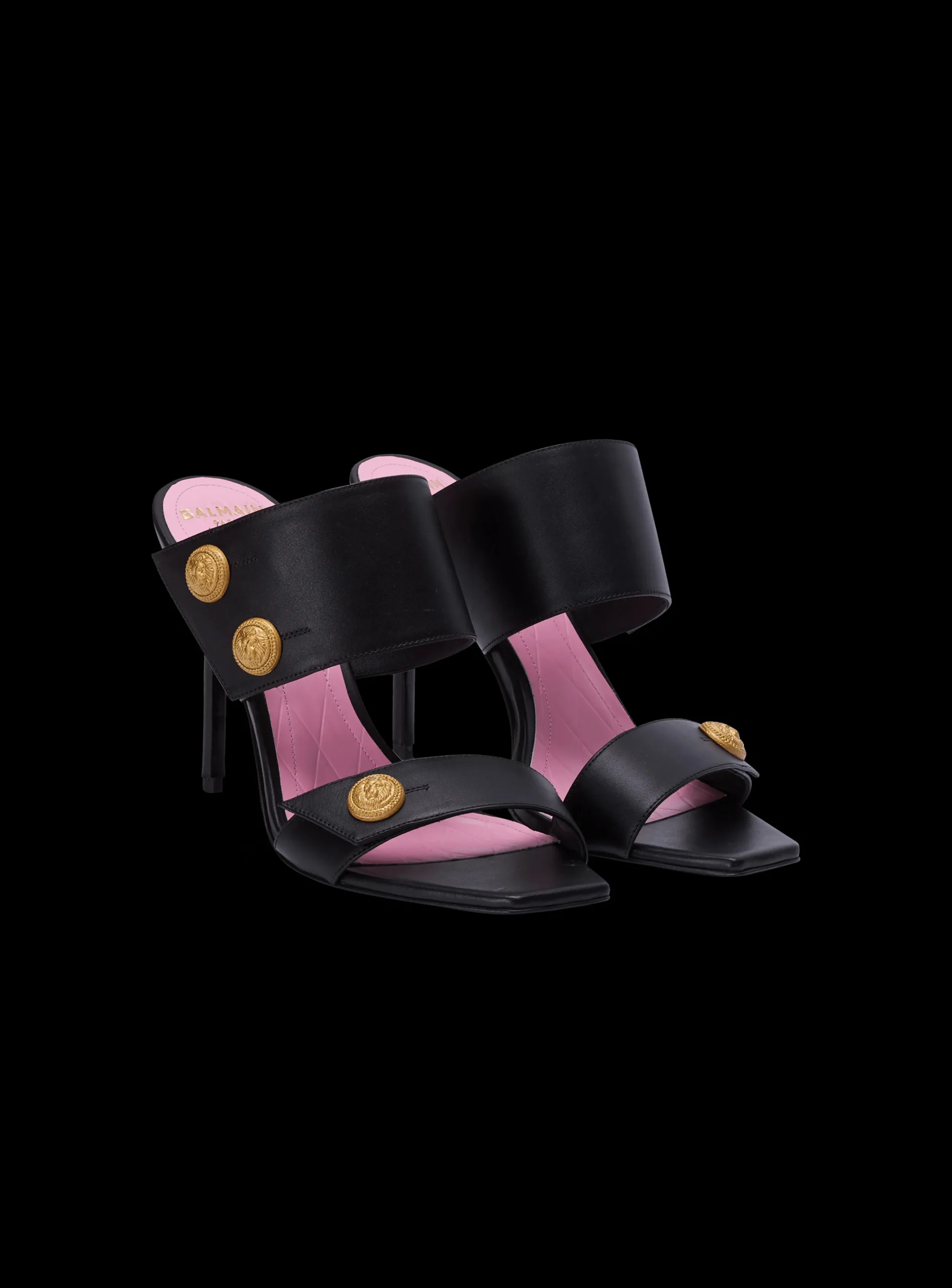 Best Sale Heeled Eva Mules In Calfskin Women High Heels & Pumps