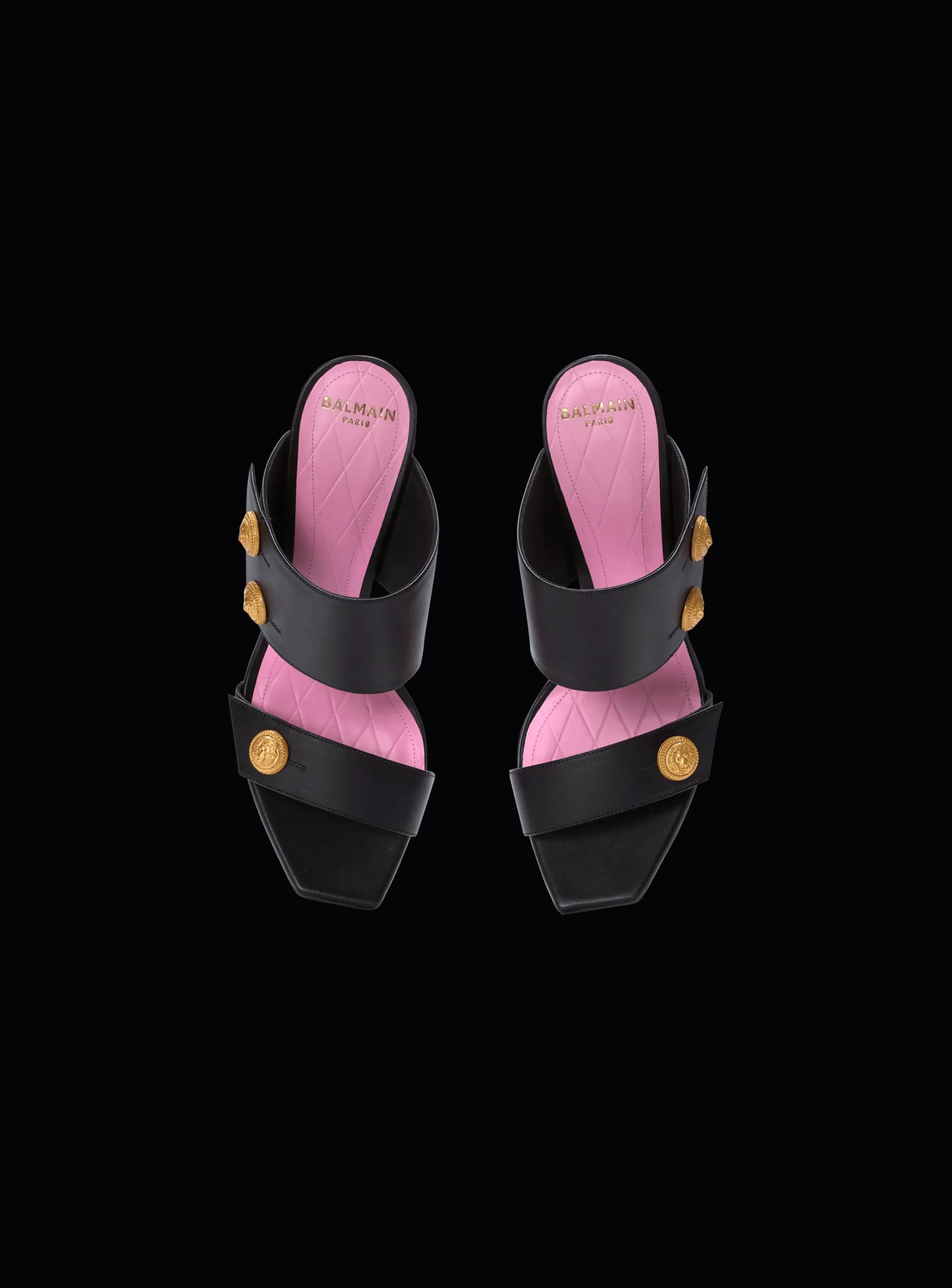 Best Sale Heeled Eva Mules In Calfskin Women High Heels & Pumps