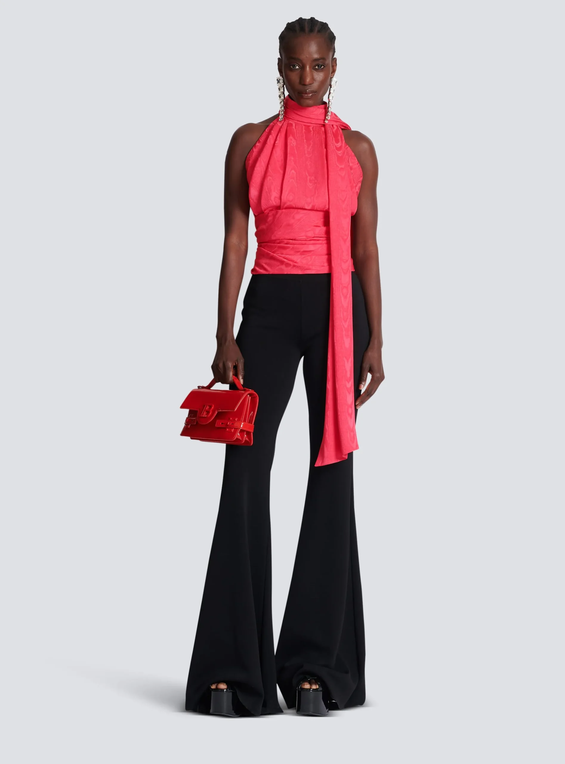 Outlet High-waisted Flared Trousers Women Trousers And Shorts|Knitwear