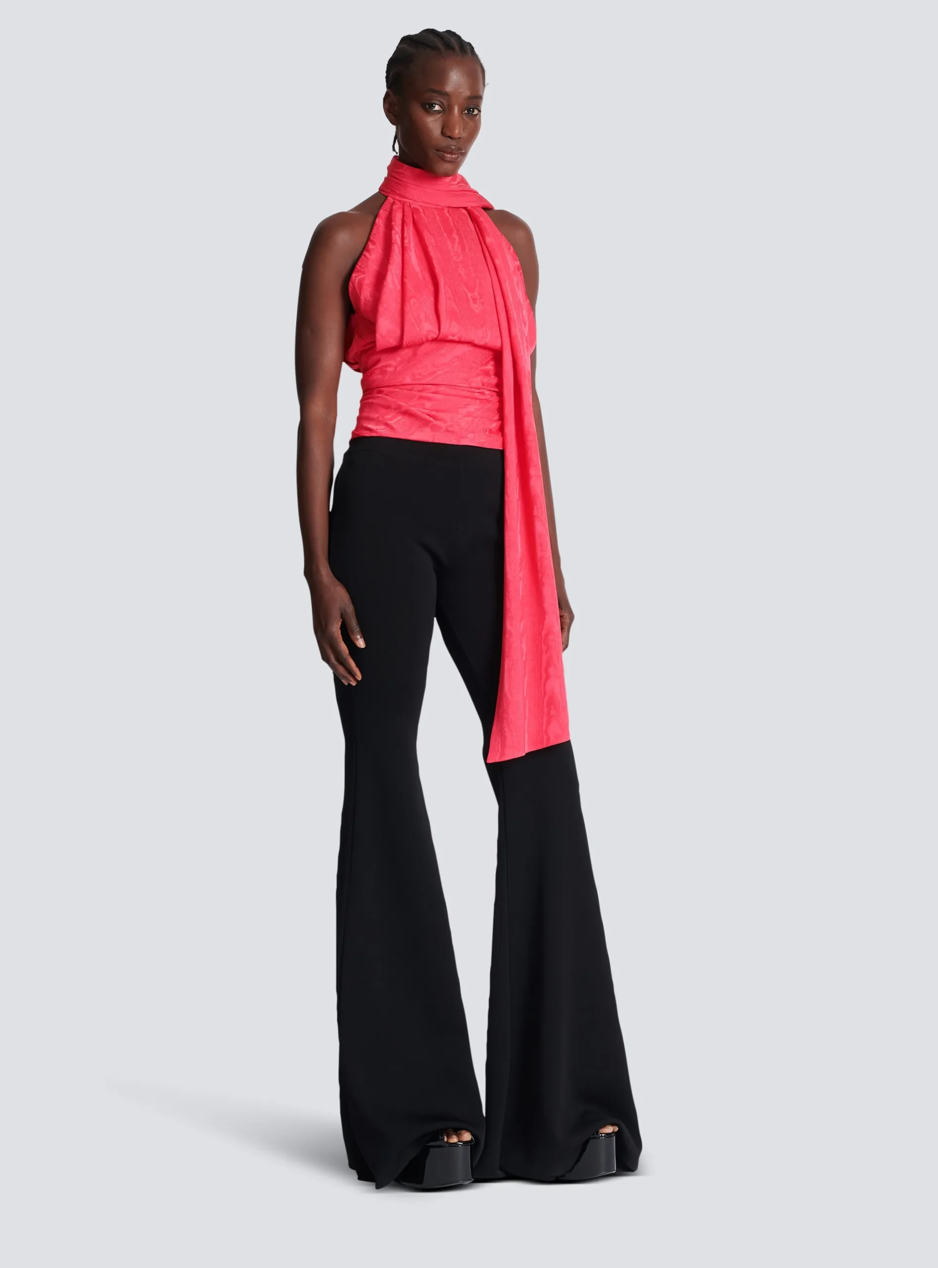Outlet High-waisted Flared Trousers Women Trousers And Shorts|Knitwear