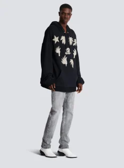 Flash Sale Hoodie With Embroidered Badges Sweatshirts