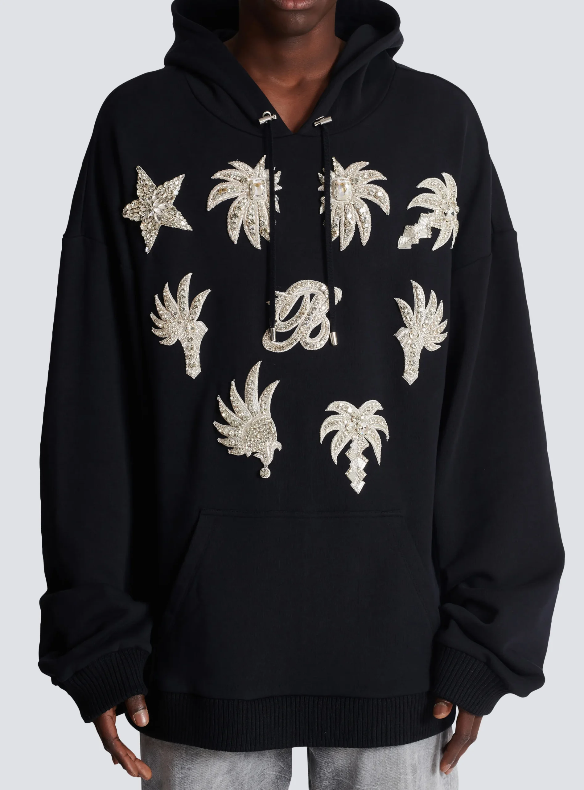 Flash Sale Hoodie With Embroidered Badges Sweatshirts