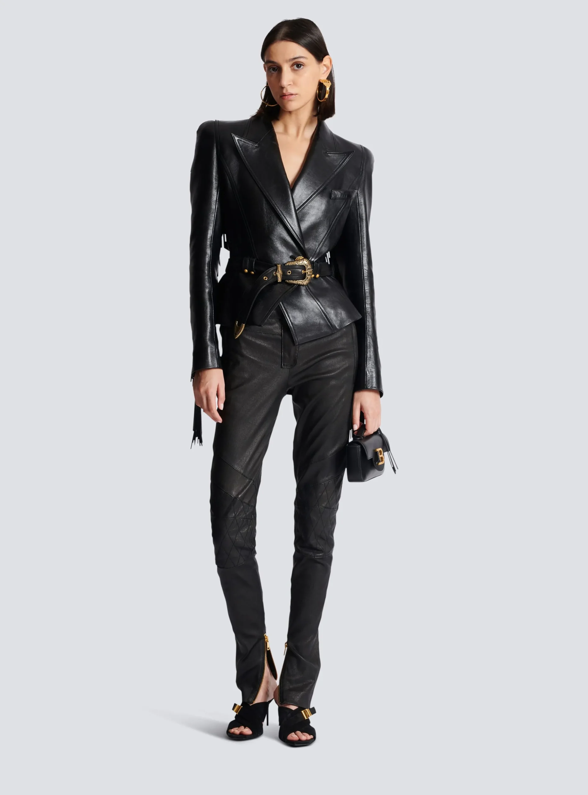 Discount Jolie Madame Fringed Leather Jacket Women Jackets And Blazers