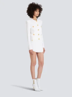 Store Knit Cardigan With Gold Buttons Women Knitwear