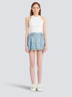 Clearance Knit Crop Top Women Knitwear|Tops And Shirts