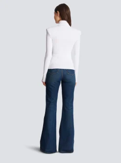 Cheap Knit Jumper With Gold Buttons Women Knitwear